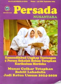 PERSADA NUSANTARA : MAJALAH BERITA & FOTO 
NOMOR : 431  EDISI SEPTEMBER 2024